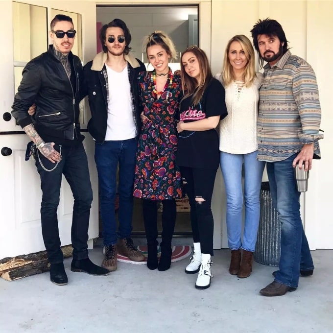 Billy Ray Cyrus and Tish Cyrus